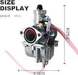 Hoypeyfiy VM22 26mm Carburettor Kit for 110-140cc Pit Bikes Lifan Zongshen XR50 view 2