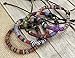 HANPABUM 18pcs Braided Leather Bracelets for Men Women Woven Cuff Wrap Bracelet Wood Beads Ethnic Tribal Bracelets Adjustable