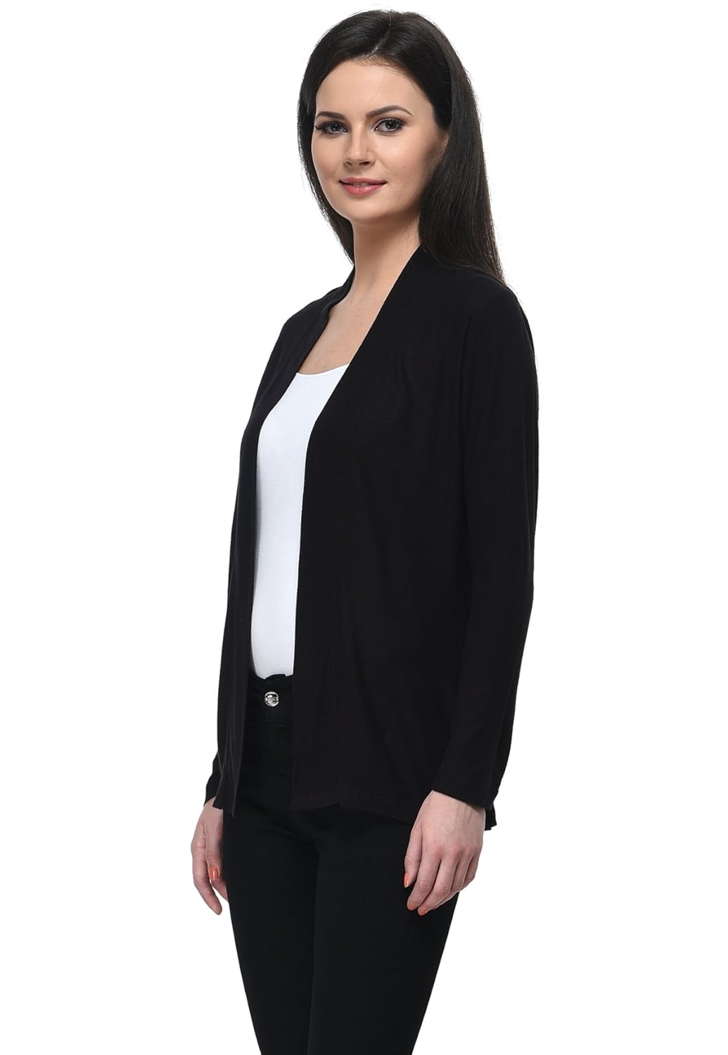 frenchtrendz women viscose crepe shrug