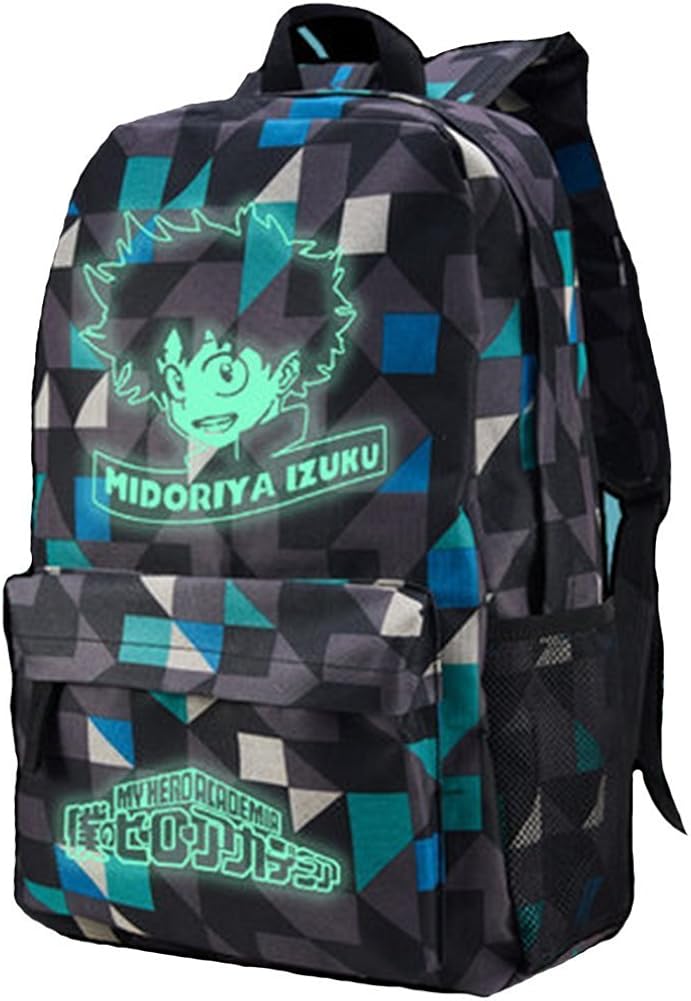 XCOSER My Hero Academia Backpack Anime Bookbag Izuku Midoriya Bag