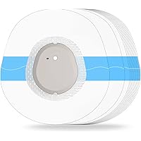 HONYOU 50Pack Dexcom G7 Overpatch Waterproof CGM Sensor Protection, Pre-cut Hole Transparent Over Patches, 15days Long Last H