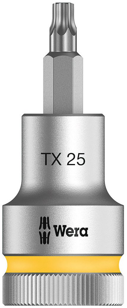 Wera 8767 C HF TORX® Zyklop holding function bit socket, 1/2" drive, TX 25x60mm, 05003831001