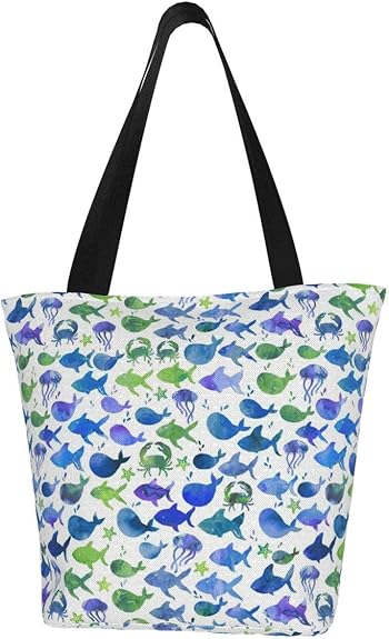 Bolsas de la compra, bolsas de lona medianas de lona para el hombro