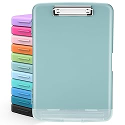 Sooez Clip Boards 8.5x11 with Storage, High