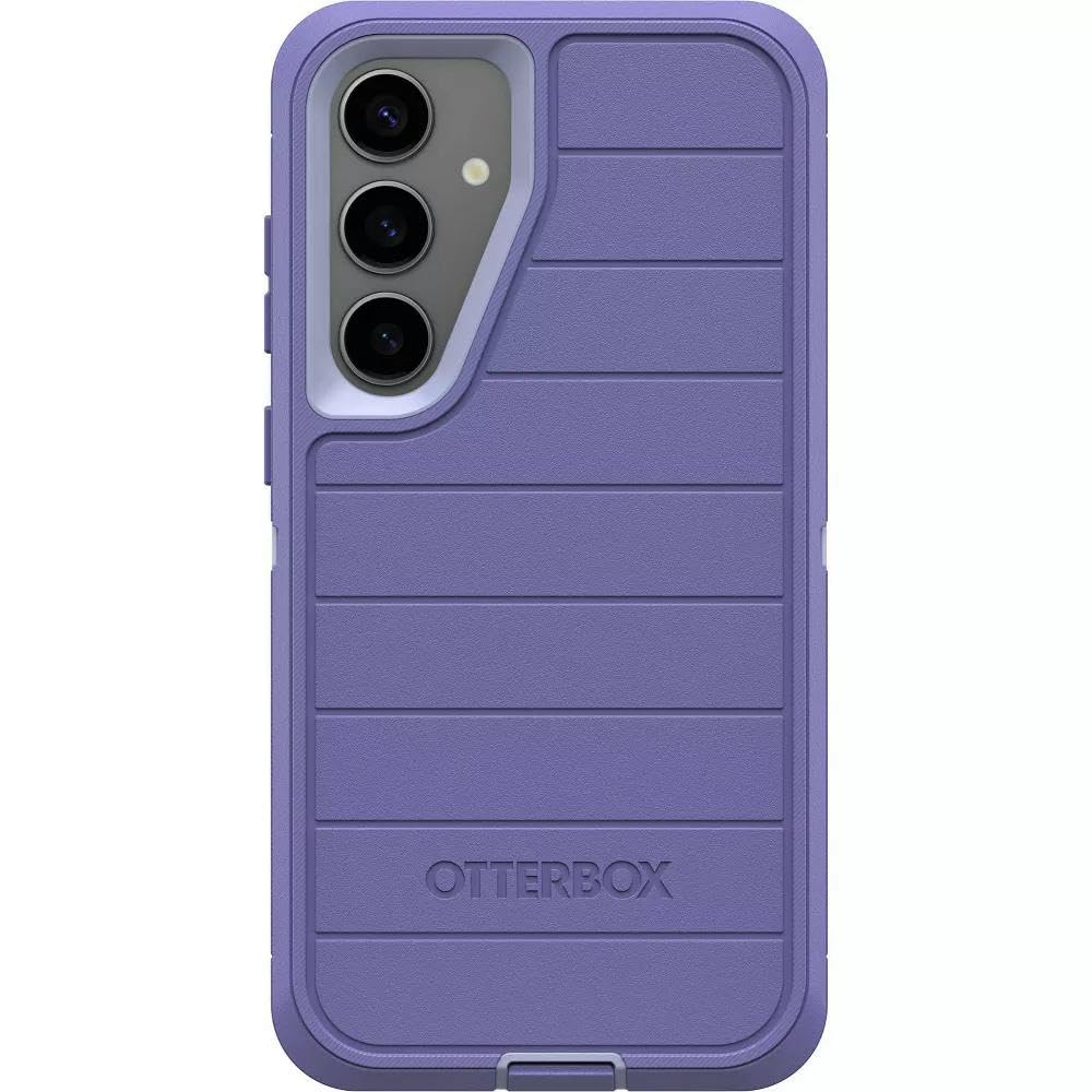 OtterBox Samsung Galaxy S24+ (Only) - Defender Series Case - Mountain Majesty (Purple) - Case Only - Screenless - Rugged & Durable - with Port Protection - Microbial Defense Protection