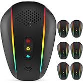 2026 Upgraded Ultrasonic Repeller &amp; Insect Indoor Repeller,Ultrasonic and Repellent for Roach,Rodent,Mouse,Bugs,Mosquito,Mice,Spider,Ant,3 Mode Switching,6 Packs