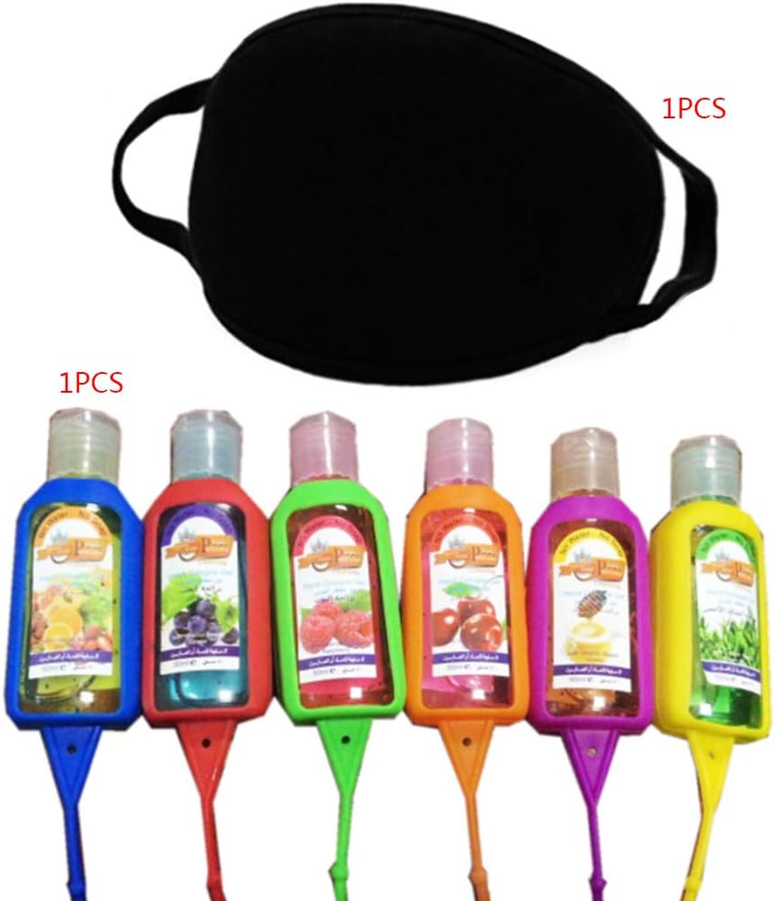 3 Layers Face Mask Unisex Mouth Mask Cotton Anti Dust Washable Reusable Protective Cover, Black