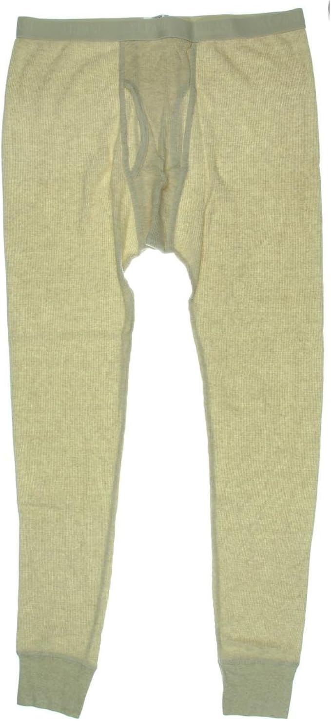 Alfani Mens Thermal Heathered Long Underwear Beige L at Amazon Men’s