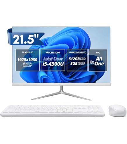 iMac Apple 2019 com tela Retina 4K (21,5 polegadas, 8 GB RAM, 1 TB