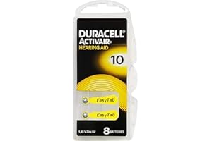 HACKERDOM Duracell Activair Hearing Aid Batteries: Size 10 (128 Batteries)