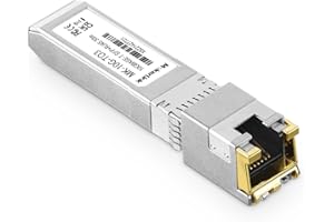 MokerLink 10GBase-T RJ45 SFP+ Transceiver, SFP+ Copper Ethernet Module, up to 30M, Compatible with MokerLink, Binardat, Cisco, Meraki, Ubiquiti UniFi,Mikrotik, TP-Link and More