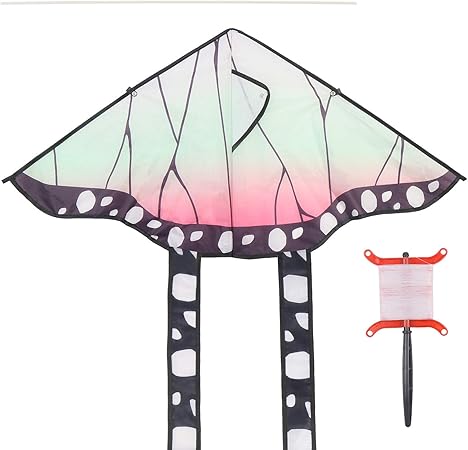 Amazon Cinece 凧 スカイカイト カイト 紙鳶 凧揚げ 改良した 人気 和風柄 胡蝶 凧 カイト おもちゃ