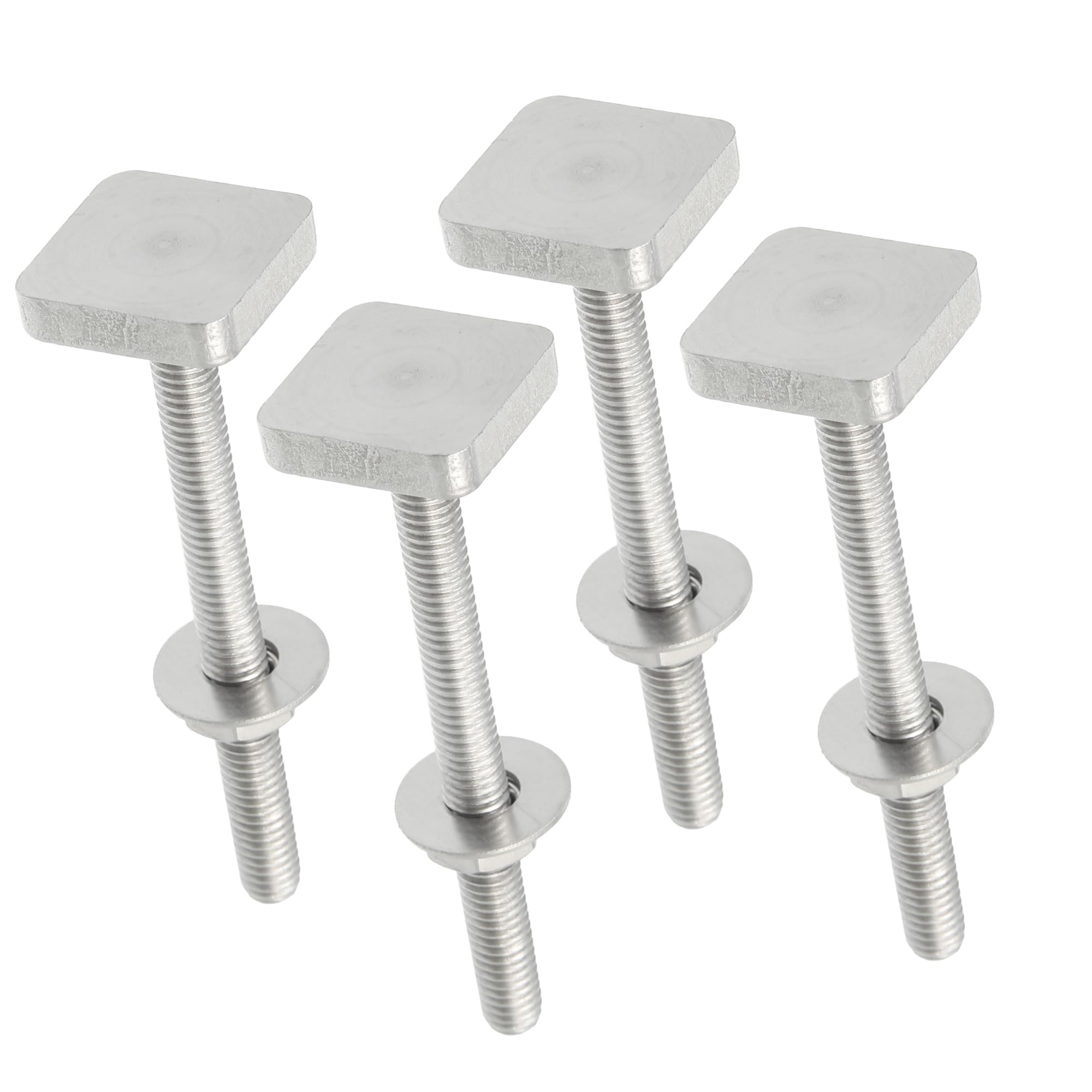 A ABSOPRO M6x65mm Roof Rack T Shaped Slot Bolt M6 W/Nuts Washer (Set of 4)