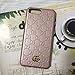 RYANA iPhone7/8 Plus -US Fast Deliver - Luxury Elegant PU Leather Monogram Classic Style Case Cover for Apple iPhone 7 Plus iPhone 8 Plus Only (GG Pink)