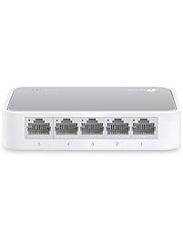 TP-Link 5 Port Fast Ethernet Switch | Desktop Ethernet Splitter | Ethernet Hub | Plug and Play | Fanless Quite | Unmanaged (TL-SF1005D)