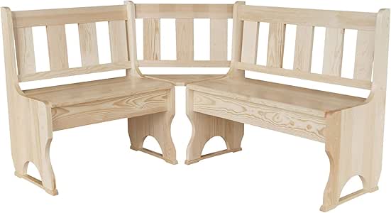 Koma - Banco de esquina (madera de pino): Amazon.es: Juguetes y juegos