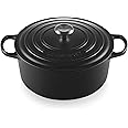 Le Creuset Enameled Cast Iron Signature Round Dutch Oven, 7.25 qt., Licorice