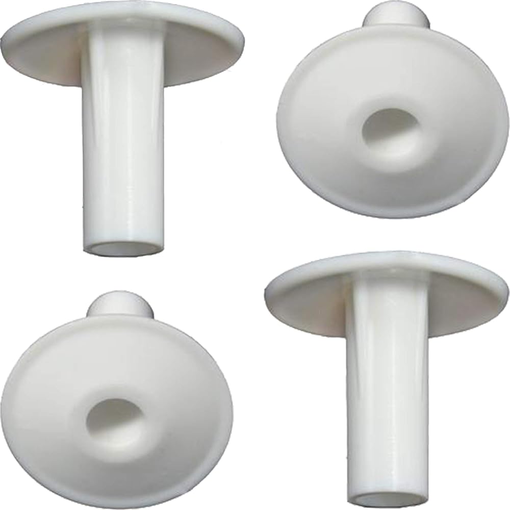 1STec 4 x White RG6 Coax Cable Entry Protecting Grommets | Brick Repair