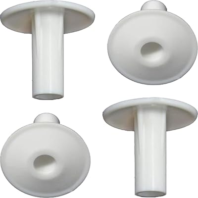 1STec 4 x White RG6 Coax Cable Entry Protecting Grommets | Brick Repair