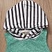 Newborn Baby Boys Girls Clothes Set 2 Pieces Stripe Vest Hoodie+Short Pants (1-2y, Green)