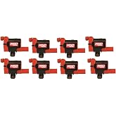 MSD 82638 Ignition Coil Blaster LS Series, Red, 8-Pack
