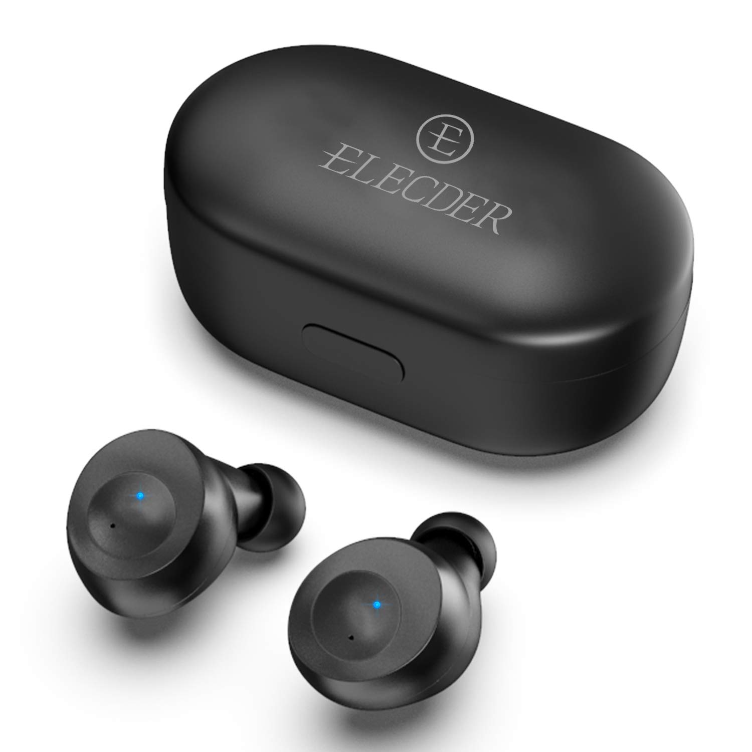 Elecder D10 True Wireless Earbuds Bluetooth Headphones in Ear Earphones  with Microphone for Sports Gym (Black): Buy Online in Brunei at desertcart