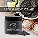 Vivo Per Lei Mineral Clay Face and Body Mud Mask for Pores, Breakouts and Blackheads, Suits Sensitive Skin and Smells Great, 200 g/ 7.05 oz (1 Pack)
