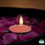 SOL 60pk Scented Tealight Candles - 3.5 Hour Burn Time, Mixed Scents, Home Decor view 7