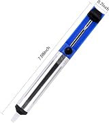 Desoldering Wick 2.5mm x 1.5m & Solder Sucker Pump Tool Blue view 3