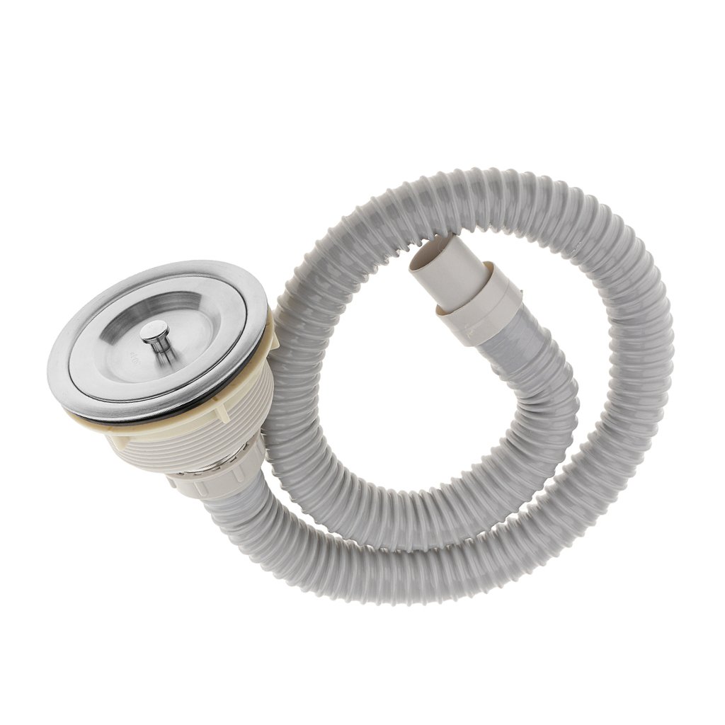 MagiDeal Salon Shampoo Bowl Backwash Sink Hair Strainer Deep Waste Basket with Pipe show, #A