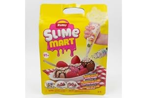 ZURU Slime Mart Ice Cream Sundae Kit, Make Your Own Realistic Slime Food, with Strawberry Mold and Decorations