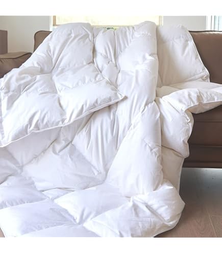 Oaken-Cat Couette En Duvet D'oie Ultra Douce En Coton égyptien