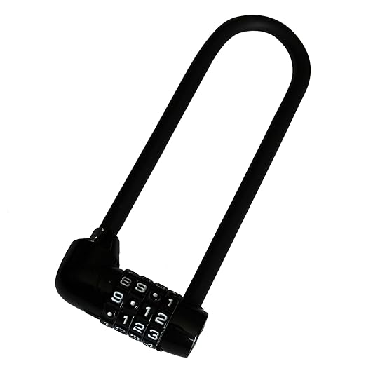 title=Lucchetto da 160mm con Combinazione a 4 Cifre da Kurtzy- Lucchetto Combinato per