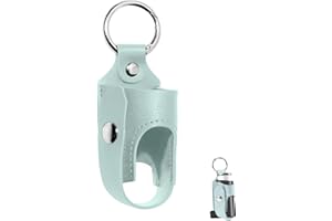KEECAO Holder Travel Case for Asthma Inhaler, PU Leather Travel Handy Mini Holster for Adults and Kids, Inhaler Not Included, Blue