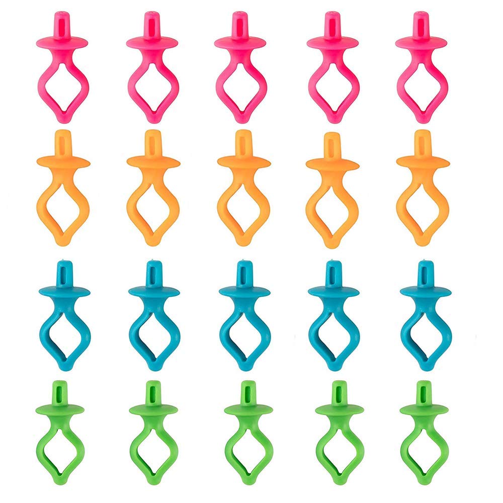 20 Pcs Bobbin Holder, Bobbin Thread Holders,Clamps Thread Control Clamp Organizer Holder,Matched Up with Your Thread Spools Clip,Bobbin Buddies Holders for Sewing Machine,Bobbins Organizer Assorted