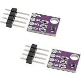 MusRock 2pcs SHT40 I2C Humidity Temperature Sensor - 0-100% RH 14-bit Output