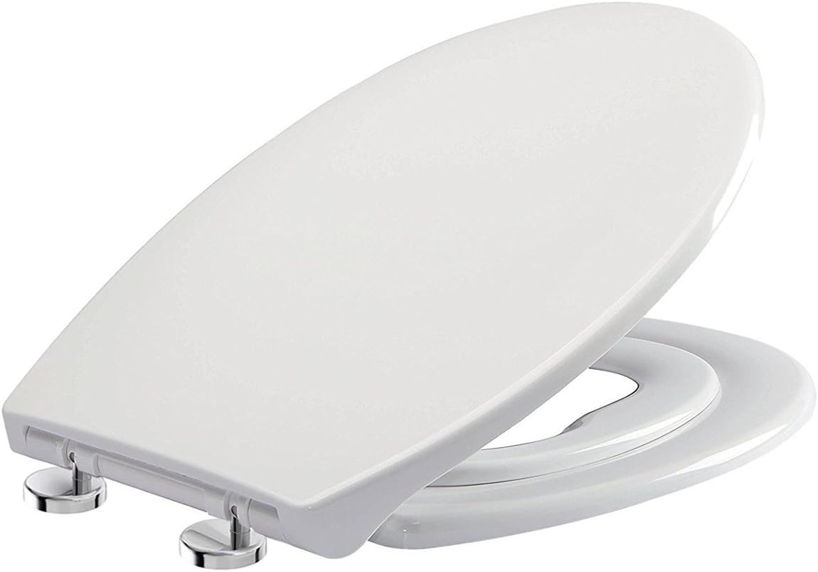 Soft Close Family Toilet Seat Child Friendly Potty Training White UF