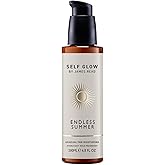 SELF GLOW BY JAMES READ - Endless Summer Gradual Tan Moisturiser | Nourish + Tone Skin With Customizable, Lasting Glow | Non-Allergen Fragrance, Silicone + Drying Alcohol-Free (200mL | 6.8 fl oz)