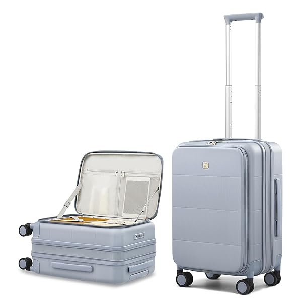 HANKE HARDSIDE EXPANDABLE CARRY ON LUGGAGE, 20 INCH...