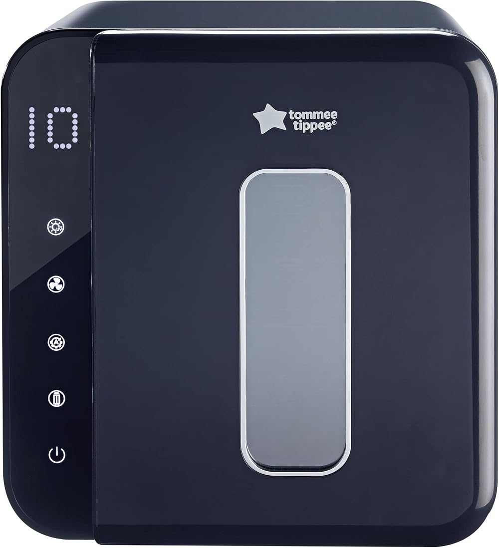 Tommee Tippee Ultra UV Steriliser Dryer Storage Black Baby Bottles Accessories