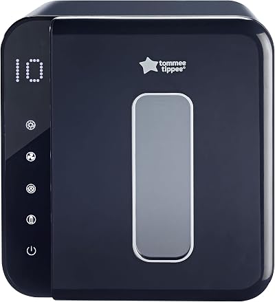 Tommee Tippee Ultra UV Steriliser Dryer Storage Black Baby Bottles Accessories