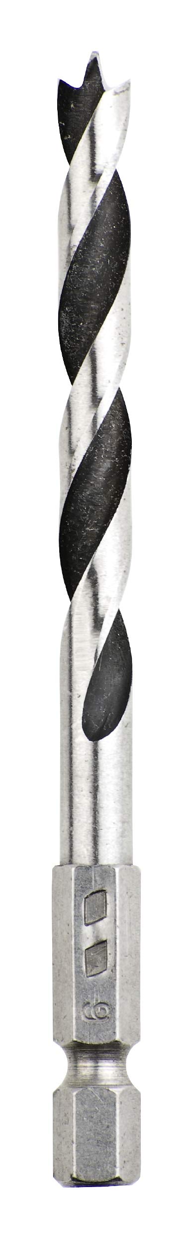 kwb Wood Drill Ø 6 Mm With 1/4" Hexagonal Shank and Bright Ground Spirals for Precise Drilling