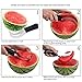 Angelbubbles Watermelon Slicer Large Melon Cutter 100% 304 Stainless Steel (Black)