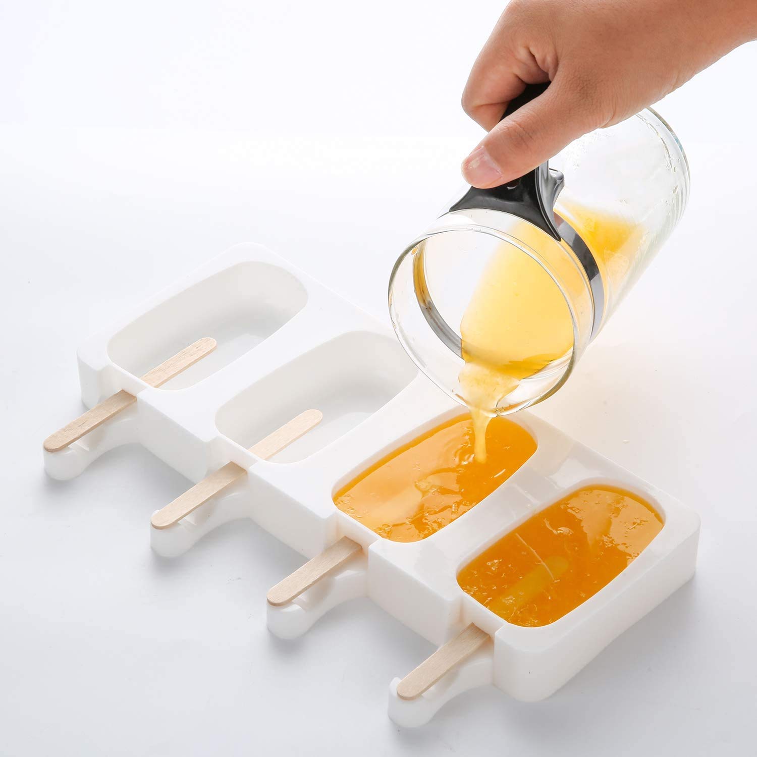 Buy JSPM Traders Mini Popsicle Molds Set, Food Grade Silicone Ice Pop