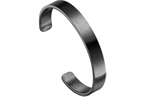 Balaijor Fashion Stainless Steel Blank Arm Band Bracelet Open Cuff Bracelet