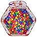Dreampark Kids Ball Pit Playpen Ball Tent Pool with Basketball Hoop and Zippered Storage Bag for Kids Toddlers, 3.28 ft/100cm (Balls not Included)