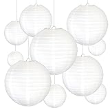Novelty Place 10 inch White Paper Lanterns