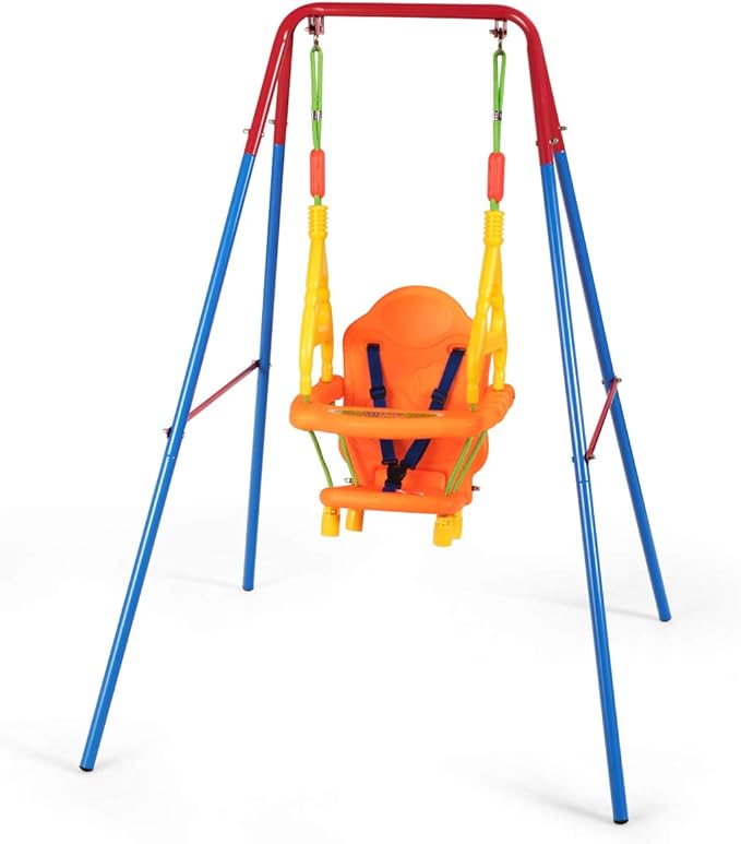 Honey Joy Toddler Swing Set, Heavy Duty Metal