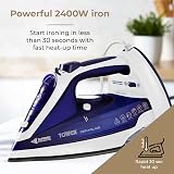 Tower 2400W Corded or Cordless Steam Iron Ceramic Soleplate view 5