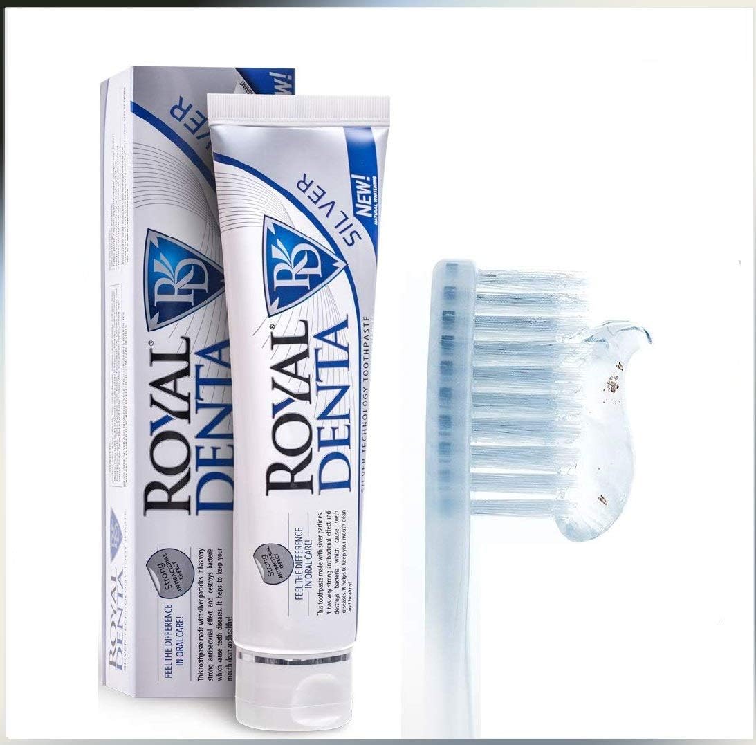 Royal Denta Naturally Teeth Whitening Toothpaste for Adults 130g 2 Pack - Image 3